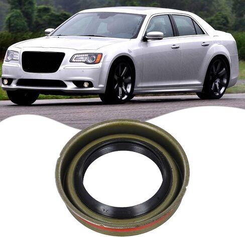 Rear Axle Drive Shaft Seal 5211198AB Rubber Direct Replacement Compatible with for Ram 2004-2025 Rear Left Drive Side Auto Transmission Truck SUV Repair in Kuwait