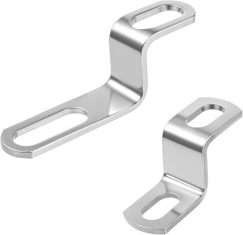 2Pcs Motorcycle Exhaust Bracket Muffler Pipe Brackets Connector, Stainless Steel Motorcycle Exhaust Hanger Z Support Bracket Clamp Mount in Kuwait