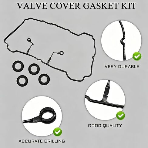 22441-2E000 Valve Cover Gasket Replacement, Engine Head Valve Cover Gasket Set for Hyundai Tucson Elantra Sonata Kia Forte Soul Optima 2011-2019 1.8 2.0 NA Replace VS50824R VS50644S in Kuwait
