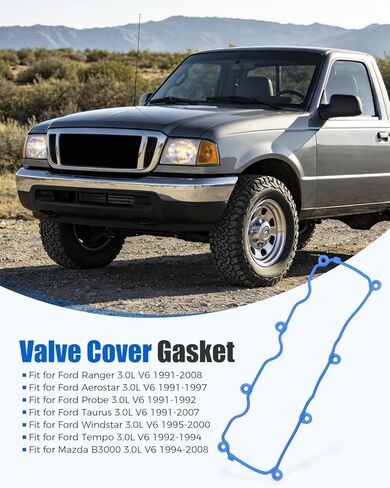 VS 50374 R Valve Cover Gasket Set Fit for Ford 3.0L V6 Engines, Fit for Ranger 1991–2008, Fit for Taurus 1991–2007, Fit for Windstar 1995–2000, Fit forMazda B3000 1994–2008 in Kuwait