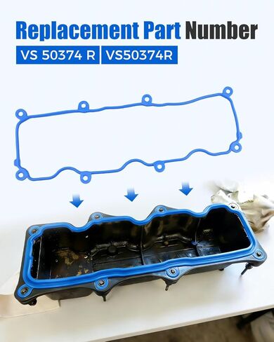 VS 50374 R Valve Cover Gasket Set Fit for Ford 3.0L V6 Engines, Fit for Ranger 1991–2008, Fit for Taurus 1991–2007, Fit for Windstar 1995–2000, Fit forMazda B3000 1994–2008 in Kuwait