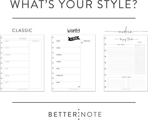 BetterNote July 2026 - June 2027 Academic Monthly Calendar Refill for Discbound Notebook, School Dates, Fits Levenger Circa, Big Happy Planner, Arc, TUL, Disc Refill (11-Disc, 8.5"x11", Modern) in Kuwait