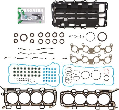 مجموعة حشية كاملة من Evergreen SA-9761143977 متوافقة مع/لـ 11-14 Ford F-150 Mustang GT 5.0 DOHC VIN F in Kuwait