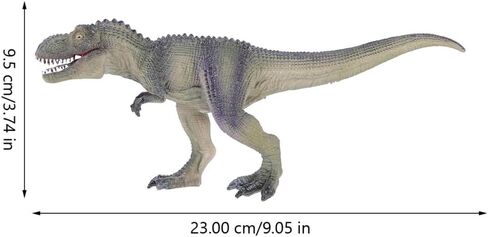 FRCOLOR 9" Tyrannosaurus Figure Simulation Dinosaur Artware Ornament Decorative Animal Craft Educational Toy for Kids Learning and .05X3.74X3.14 Inches in Kuwait
