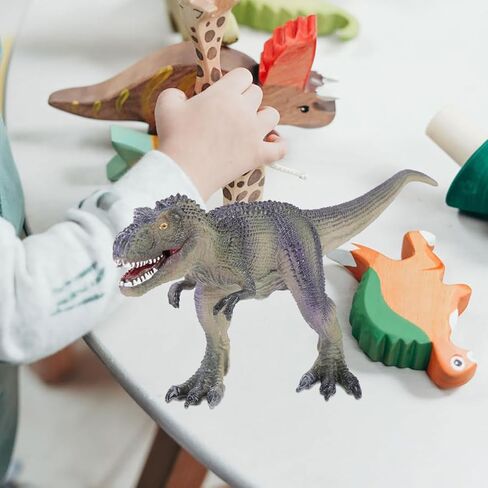 FRCOLOR 9" Tyrannosaurus Figure Simulation Dinosaur Artware Ornament Decorative Animal Craft Educational Toy for Kids Learning and .05X3.74X3.14 Inches in Kuwait
