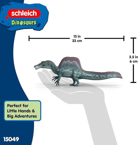 Schleich Dinosaurs - Spinosaurus Dino Figurine - Educational Dinosaur Toys for Boys and Girls - Realistic Dino Figures for Kids Ages 5+ |15049 in Kuwait