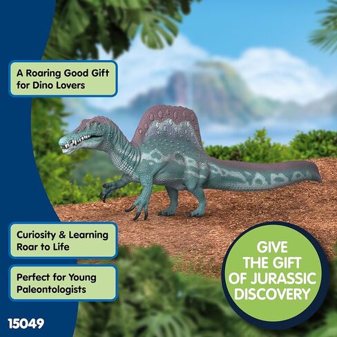 Schleich Dinosaurs - Spinosaurus Dino Figurine - Educational Dinosaur Toys for Boys and Girls - Realistic Dino Figures for Kids Ages 5+ |15049 in Kuwait