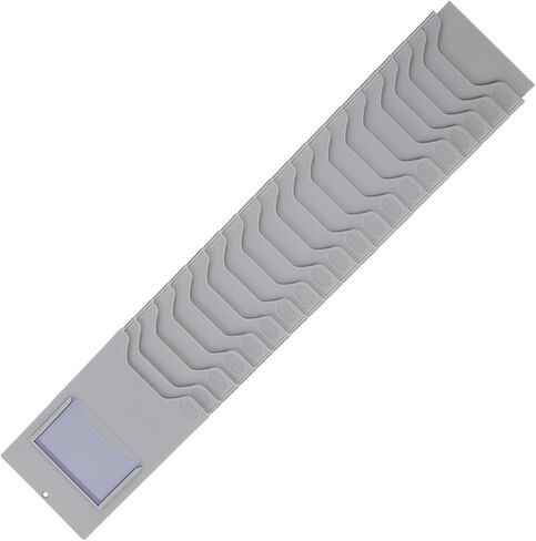 jojofuny Warehouse Material Card Holder Rack Wall-Mounted Time Cards Organizer 15-Slot Screw-Mounted Label Holder for Office and Inventory Management in Kuwait