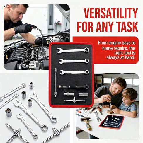 Magnetic Tool Mat 3 Pack, Non-Slip Flexible Magnetic Tool Pad, Heavy Duty 40 lbs Parts Holder with PVC Protection, Tool Organizer for Mechanic Auto Repair Garage (Red) in Kuwait