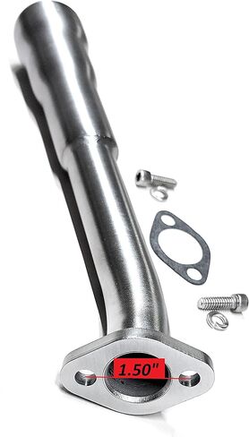 Tecumseh 5.0-6.5 OHV Engine Header Exhaust Pipe for Go Kart Fun Cart Minibike. in Kuwait