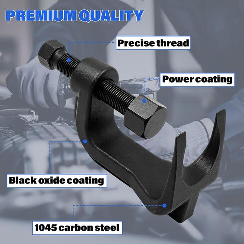 25112 Ball Joint Separator, Adjustable Ball Joint Puller with 2-3/8" Opening Range, Heavy Duty Ball Joint Removal Tool for Cars, Trucks & SUVs, with Lower Control Arm Prying Tool in Kuwait