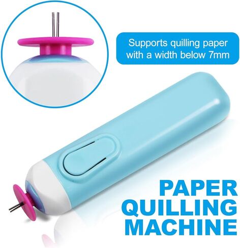 Paper Quilling Kit,Fringer Cutting Machine with 0.3~4mm Adjustable Fringe Width & Electric Quilling Paper Pen & DIY Roller Quilting Tools in Kuwait