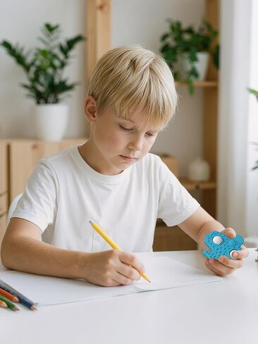 ألعاب تململ متدحرجة من السيليكون للأطفال والمراهقين، 6 عبوات للأولاد والبنات ألعاب حسية هادئة للتركيز وتخفيف التوتر والتوحد واضطراب ما بعد الصدمة واضطراب فرط الحركة ونقص الانتباه in Kuwait