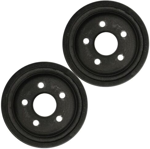 Rear Brake Drum fits Chevrolet Cavalier 2.2L 1994-2002, fits Chevrolet Cavalier 2.4L 1995-2002, fits Oldsmobile Achieva 2.3L 1994 1995 OE Replacement Drums 2Pcs 9.64inch (244.86mm) 5-Hole in Kuwait