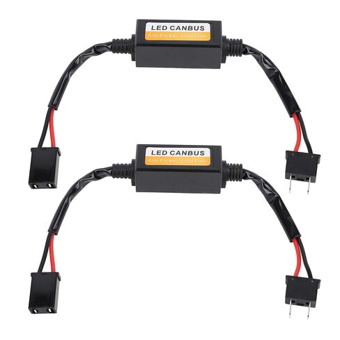 2pcs H7 LED Headlight Decoder Plug and Play Anti-Flicker Canbus Error Decoder in Kuwait