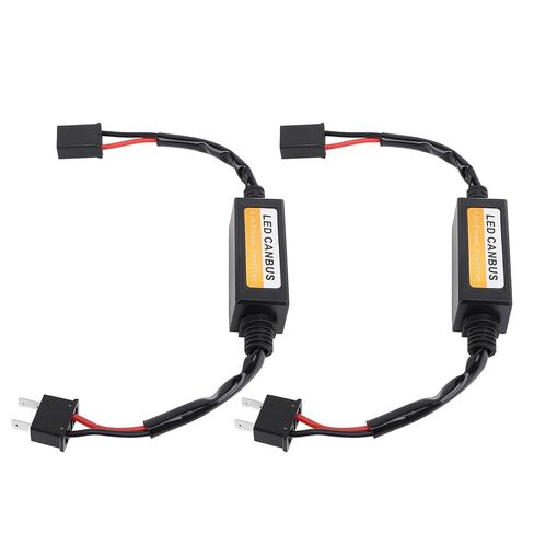2pcs H7 LED Headlight Decoder Plug and Play Anti-Flicker Canbus Error Decoder in Kuwait