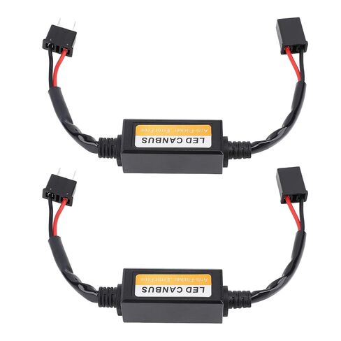 2pcs H7 LED Headlight Decoder Plug and Play Anti-Flicker Canbus Error Decoder in Kuwait