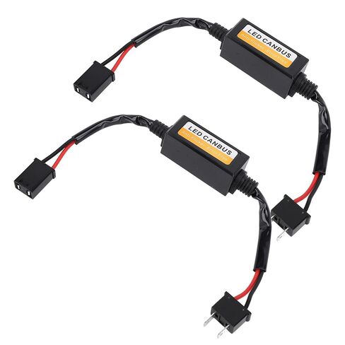 2pcs H7 LED Headlight Decoder Plug and Play Anti-Flicker Canbus Error Decoder in Kuwait
