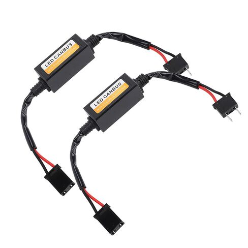2pcs H7 LED Headlight Decoder Plug and Play Anti-Flicker Canbus Error Decoder in Kuwait