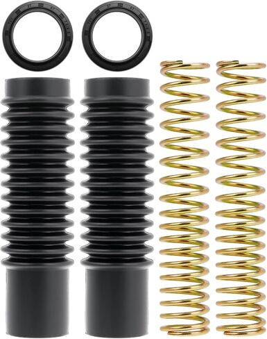 For Honda CT90 Front Fork Boots Rebuild Kit with Spring Seal Compatible with Honda CB125 CL125 CS90 CT90 TRAIL90 CT110 S90 CL90 Replace 51611-459-880 in Kuwait