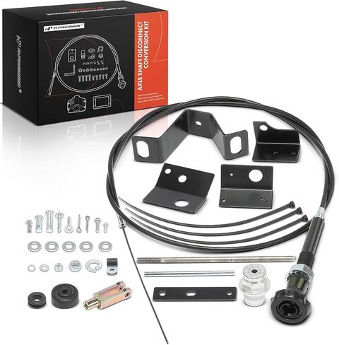 A-Premium Axle Shaft Disconnect Conversion Differential Cable Lock Kit Compatible with Chevrolet Tahoe 1995-1998, Blazer, K1500/K1500 Suburban, K2500 & GMC Yukon, K1500/K1500 Suburban, K2500, 4WD in Kuwait