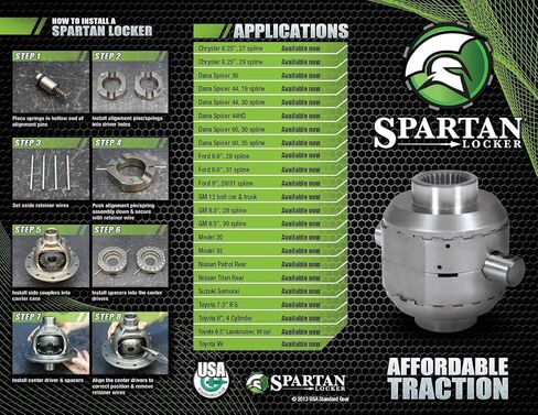 USA Standard Gear Spartan Locker for Toyota 9.5" Land Cruiser, 30 Spline, with HD Cross pin Shaft in Kuwait
