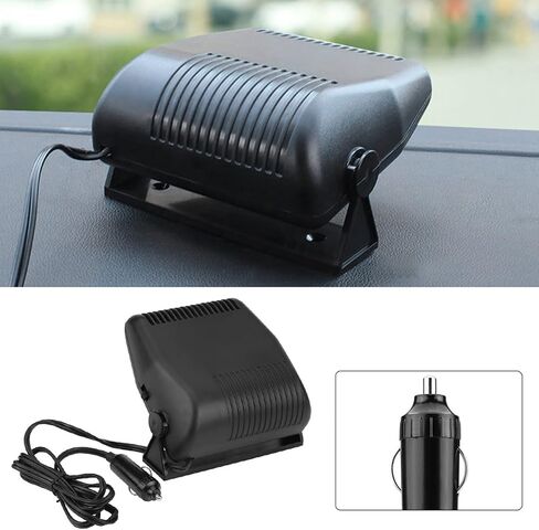 Ceramic Car Heater, Windshield Defroster, 2 in 1 Car Heater Defroster,Fast Heating & Cooling Fan, for Windshield that Plugs into Cigarette Lighter in Kuwait
