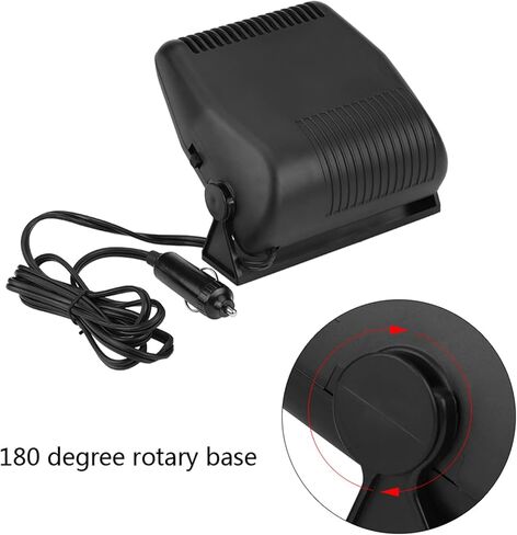 Ceramic Car Heater, Windshield Defroster, 2 in 1 Car Heater Defroster,Fast Heating & Cooling Fan, for Windshield that Plugs into Cigarette Lighter in Kuwait