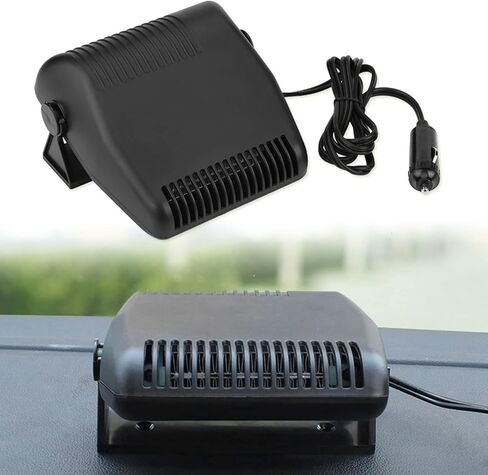 Ceramic Car Heater, Windshield Defroster, 2 in 1 Car Heater Defroster,Fast Heating & Cooling Fan, for Windshield that Plugs into Cigarette Lighter in Kuwait