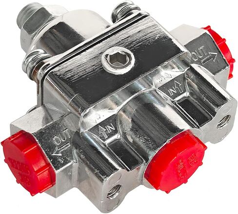 منظم ضغط الوقود 12-804 مع مقياس الوقود يناسب مكربنات Holley Edelbrock 1-4PSI قابل للتعديل 3/8in NPT 0-15PSI in Kuwait