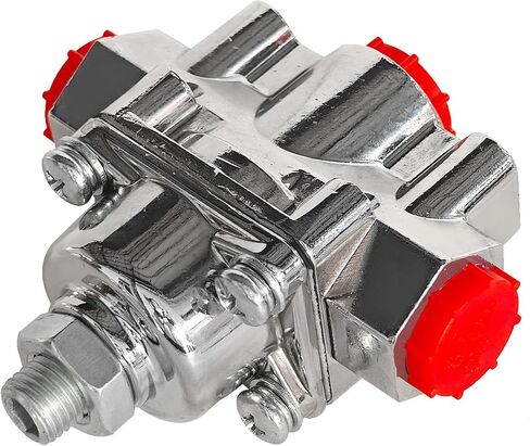 منظم ضغط الوقود 12-804 مع مقياس الوقود يناسب مكربنات Holley Edelbrock 1-4PSI قابل للتعديل 3/8in NPT 0-15PSI in Kuwait