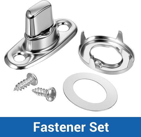 Ckhoid 35 Set Marine Grade Twist Lock Fasteners Rustproof Turn Button Eyelet, Stud & Mounting Screws, Zinc Alloy Caravans Quarter Turn Buttons for Boats, RVs & Caravans in Kuwait