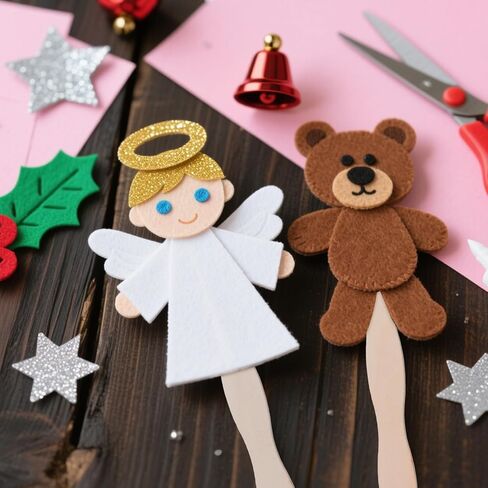 300 PCS 8 Inch Wood Popsicle Sticks Craft Stick, Fan Handles Wavy Sticks for DIY Craft, Wedding in Kuwait