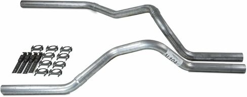 مجموعات عادم الشاحنات - نظام عادم مزدوج من Shop Line 2.5 AL ماسورة بدون كاتم صوت in Kuwait