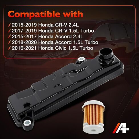 25420-5LJ-003 فلتر ناقل الحركة ومجموعة حشية وعاء الزيت المتوافقة مع 2015-2020 Honda Accord، 2015-2019 CRV، 2016-2021 Civic، استبدال 0440430 in Kuwait