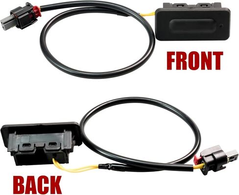 مفتاح تحرير الباب الخلفي لغطاء صندوق السيارة لـ 2019-2025 Chevy Silverado 1500 2500 3500 HD لـ GMC Sierra 1500 2500 3500 HD Hummer EV Pickup Yukon XL لكاديلاك إسكاليد #85521472 85734717 in Kuwait
