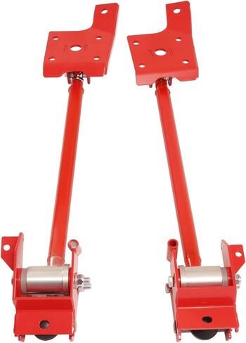 مجموعة قضبان ربط الجر ذات الأوراق الفولاذية الحمراء - لقطع غيار وملحقات كوبيه Firebird Camaro1970-1981 - قضبان ربط الجر للتحكم في المسمار in Kuwait