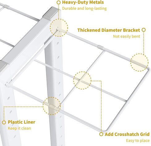 50-Tier Paint Drying Rack with 4 Locking Casters, Heavy-Duty Movable Cabinet Door Spray Painting & Drying System, Spider Paint Line Stack Rack for Cabinet Doors, Panels & Artwork in Kuwait
