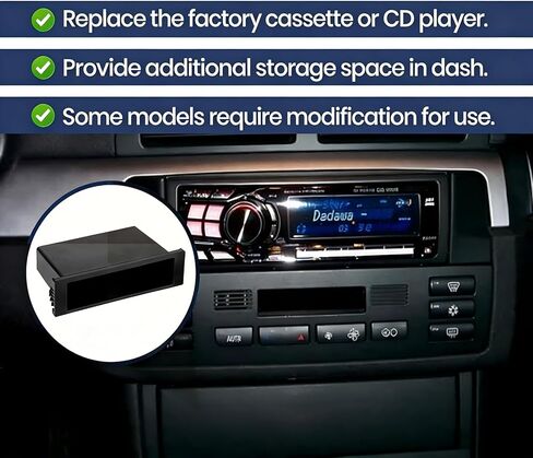 Radio Storage Box, 1Din Car Stereo Radio Storage Box Inner Organizer double din to single din kit,single din cup holder,marine radio holder, normal, popular in Kuwait