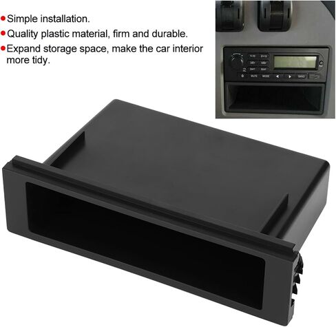 Radio Storage Box, 1Din Car Stereo Radio Storage Box Inner Organizer double din to single din kit,single din cup holder,marine radio holder, normal, popular in Kuwait