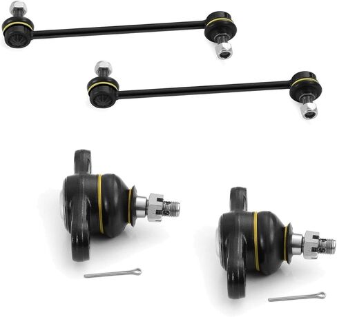 طقم تعليق Sway Bar & وصلة كروية أمامية سفلية لشركة Hyundai لكيا لـ Forte 10-13 Koup لـ Forte5 12 لـ Magentis 07 لـ Optima 06 لروندو ستيل in Kuwait