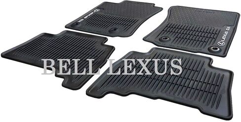 مجموعة سجادات أرضية LEXUS OEM Factory لجميع الأحوال الجوية 2014-2020 GX460 أسود PT908-60140-20 in Kuwait
