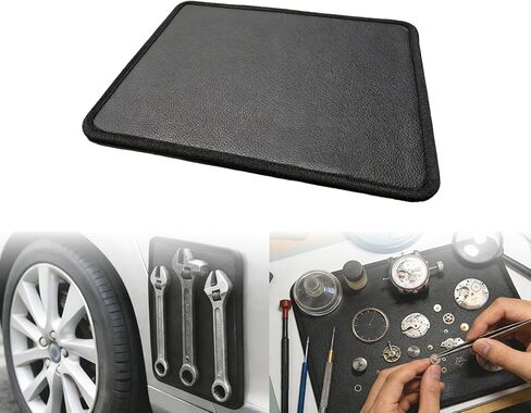 13"X10" Magnetic Tool Mat, Professional Non-Slip Magnetic Mat with PVC Protection Layer, Magnetic Tool Pad for Garage, Workshop & Auto Repair in Kuwait
