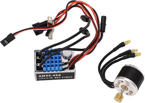 Drfeify RC Crawler Car ESC 45A Brushless Motor Electronic Speed Controller for MN128 MN78 Series Upgrades Part in Kuwait