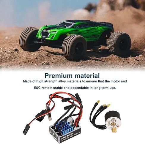 Drfeify RC Crawler Car ESC 45A Brushless Motor Electronic Speed Controller for MN128 MN78 Series Upgrades Part in Kuwait