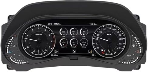 Digital Instrument Cluster Compatible with Infiniti QX80 2014-2025 12.3 Inch HD Virtual Cockpit Speedometer Dashboard Upgrade in Kuwait