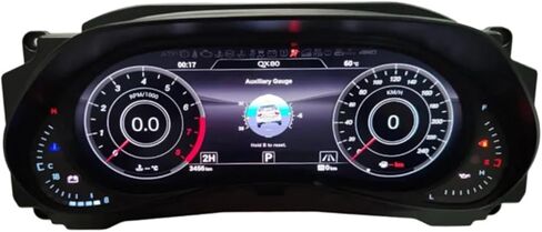 Digital Instrument Cluster Compatible with Infiniti QX80 2014-2025 12.3 Inch HD Virtual Cockpit Speedometer Dashboard Upgrade in Kuwait