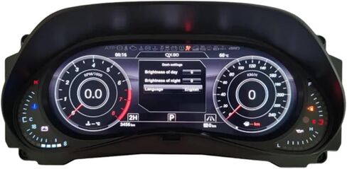 Digital Instrument Cluster Compatible with Infiniti QX80 2014-2025 12.3 Inch HD Virtual Cockpit Speedometer Dashboard Upgrade in Kuwait