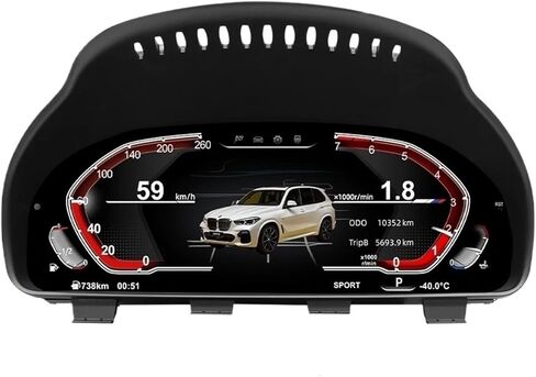 Cluster Digital Board Compatible With BMW 5/6/7 Series X3/X4/X5/X6 F01 F07 F10 F15 F16 F18 F25 F26 Odometer, Speedometer in Kuwait