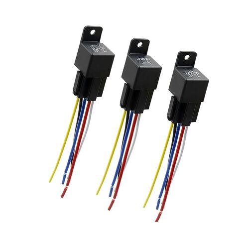 3 قطعة JD-2912 5 دبوس تيار مستمر 48 فولت 40A مفتاح مرحل الصمامات العالمي مع تسخير in Kuwait
